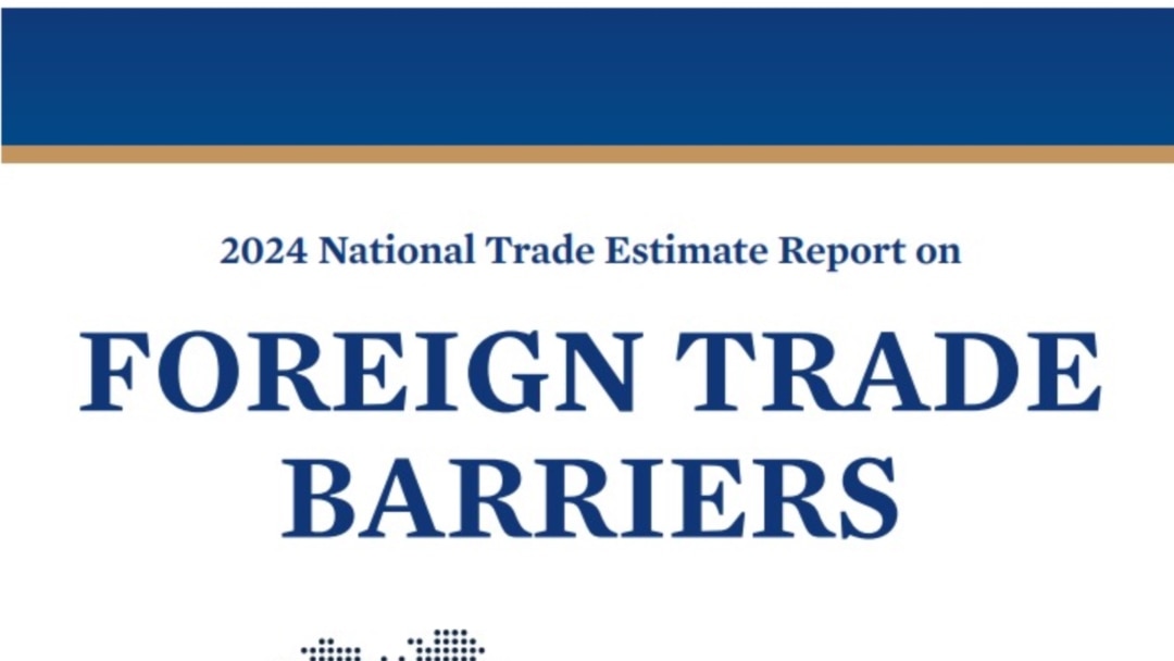 美贸易代表报告：中国在农产品、非市场政策以及数据政策方面存在贸易壁垒